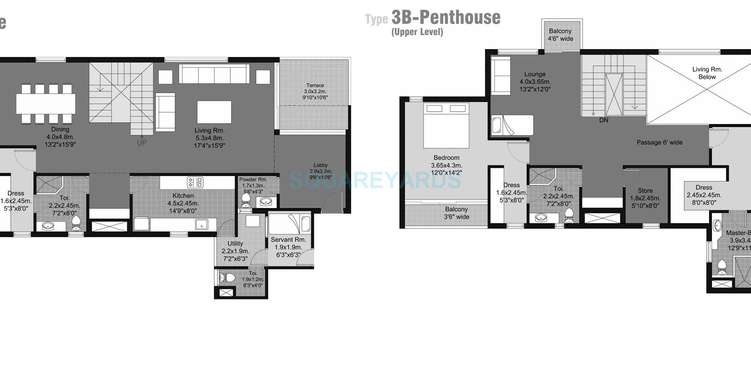 unitech habitat penthouse 3bhk sq 3623sqft 1