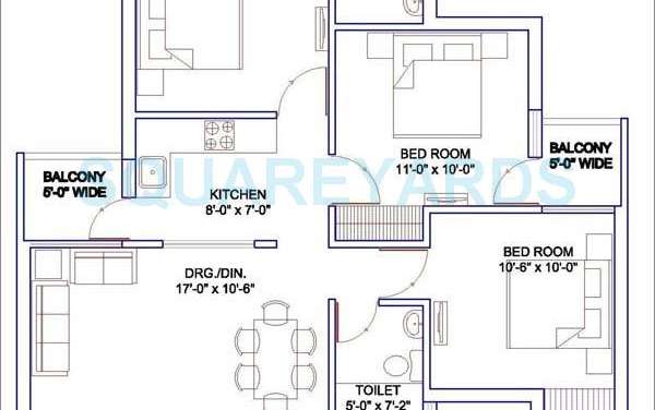 vasundhara island apartment 3bhk st 1440sqft 1