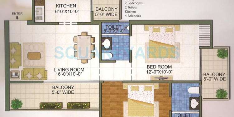 white house orchid apartment 2bhk 1097sqft 1