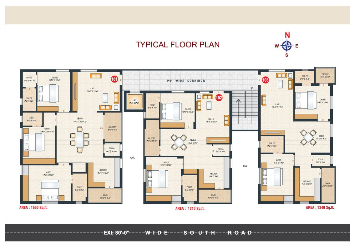 Sai Kamala Grand Floor Plans