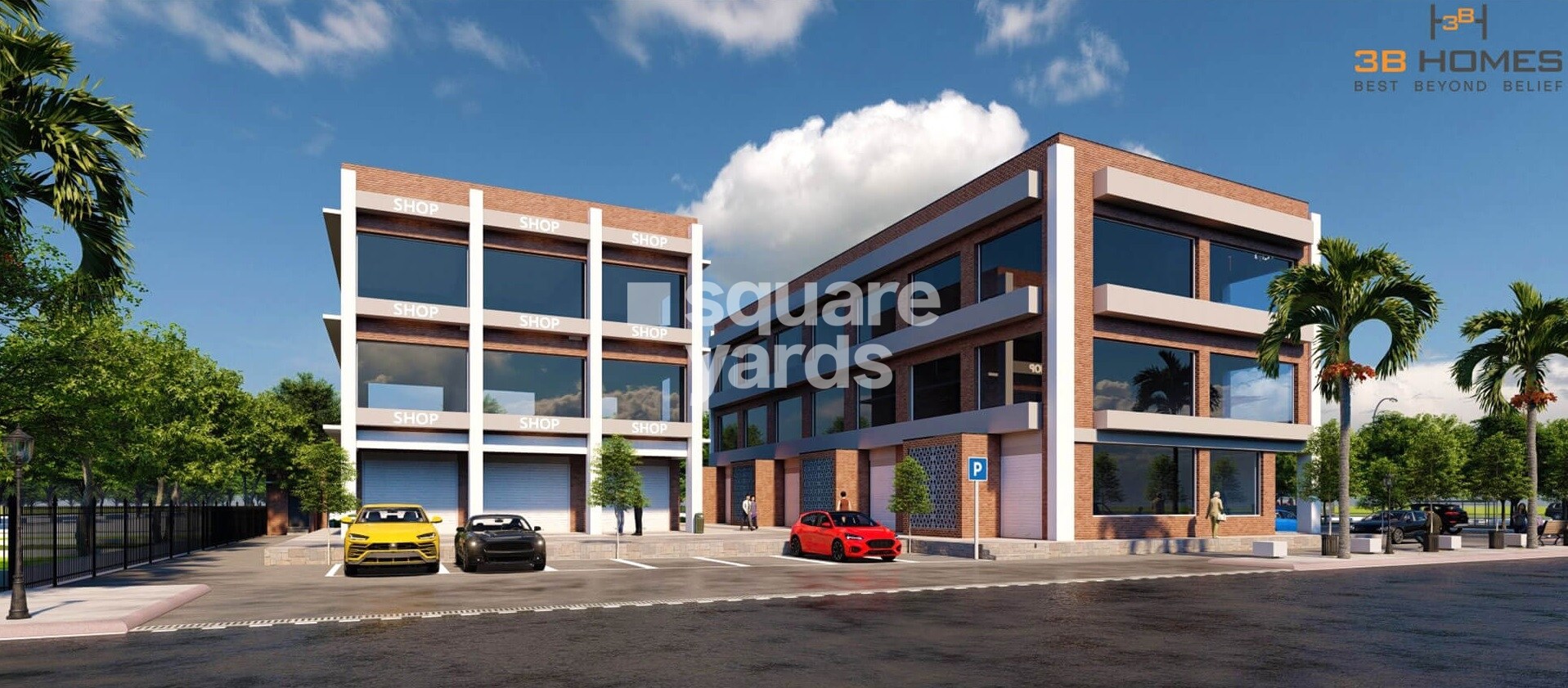 3B Homes Corner Hub Commercial Exteriors 2