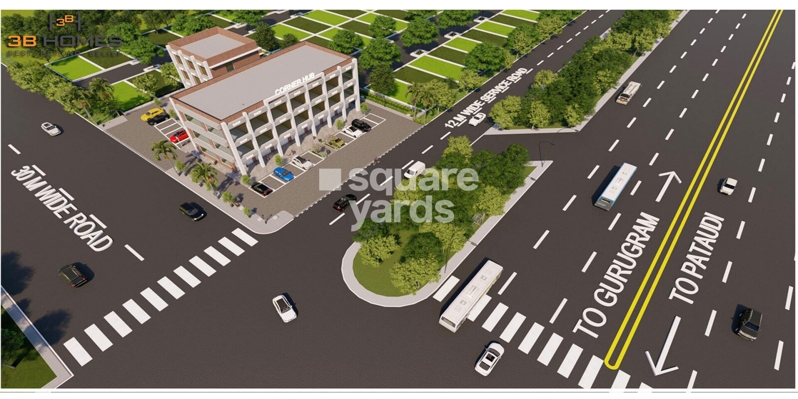 3B Homes Corner Hub