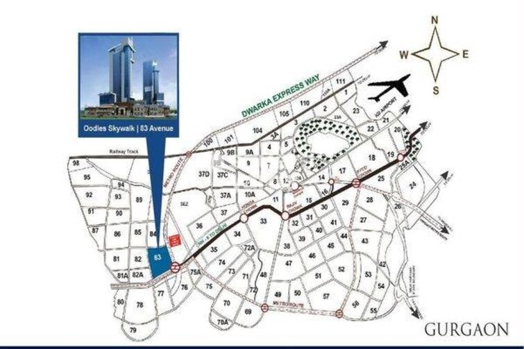 83 Avenue Oodles Sky Walk Location Image