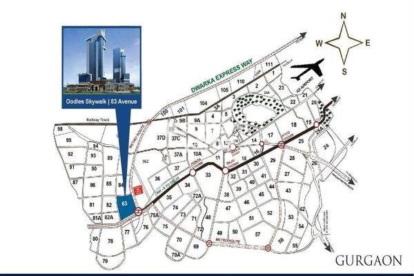 83 Avenue Oodles Sky Walk Location Image