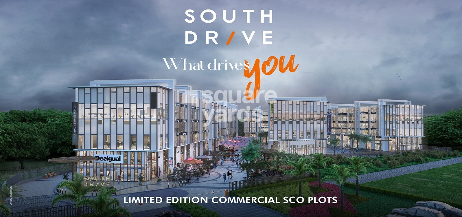 Aarize South Drive Tower View 1