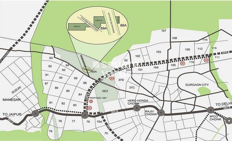 Adani Aangan Location Image