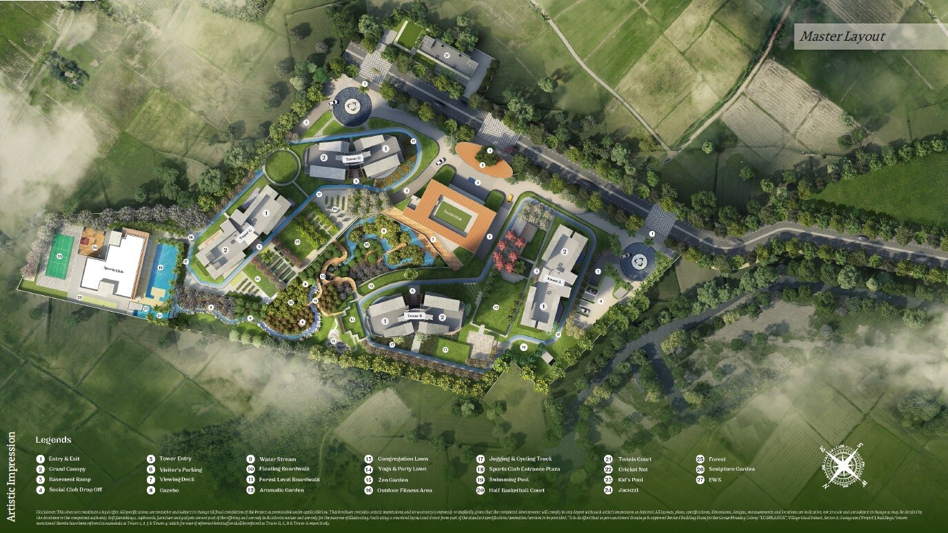 Adani Lushlands Master Plan 1