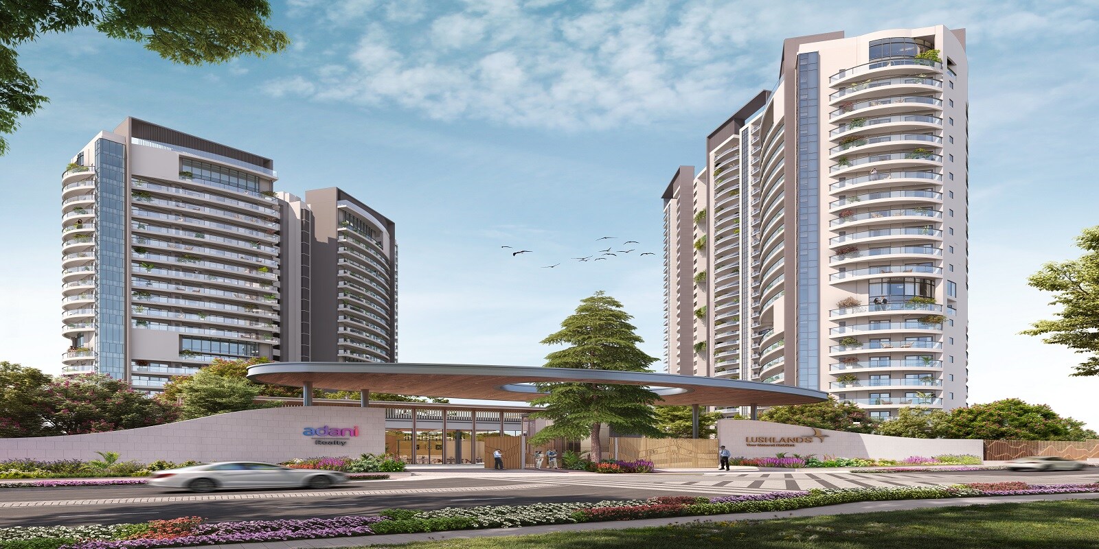 Adani Lushlands residential project in Gwal Pahari