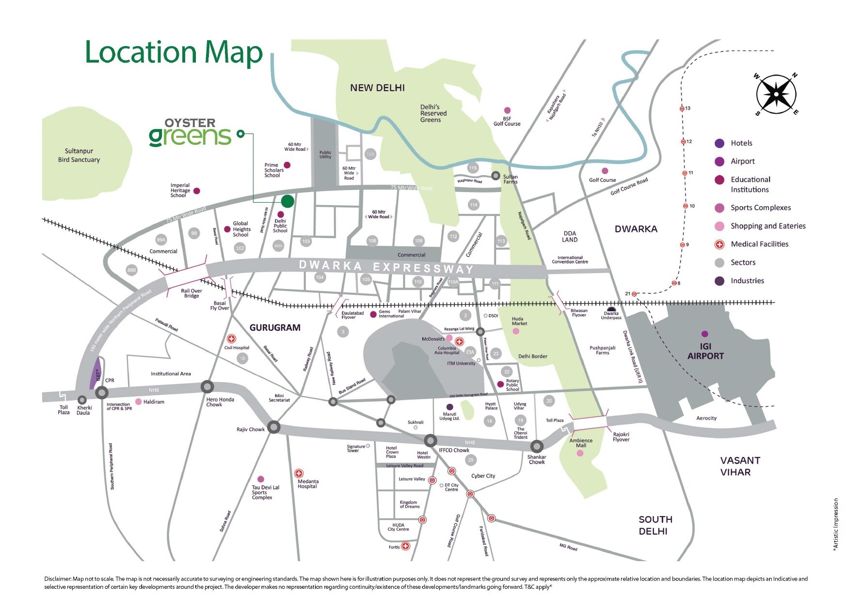 Adani Oyster Greens Location Image