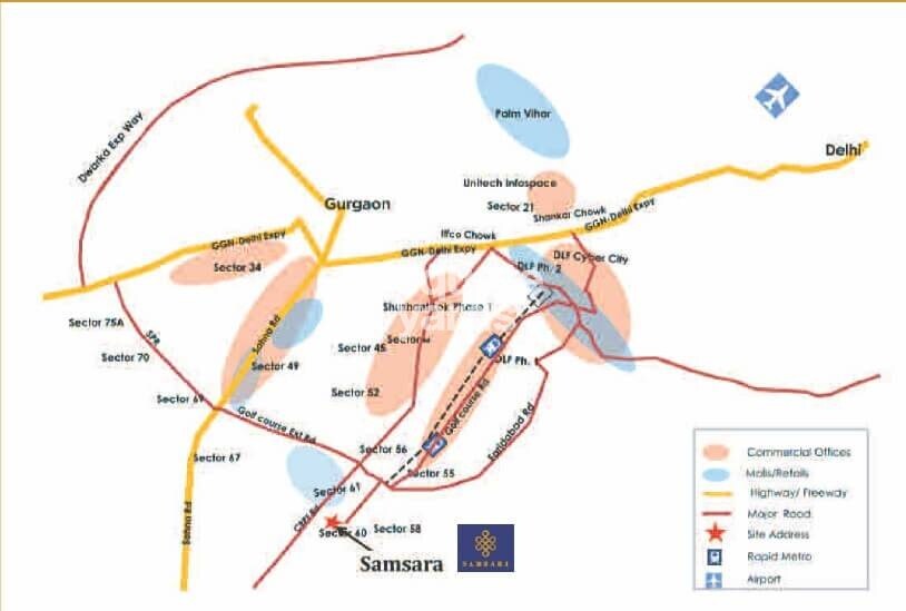 Adani Samsara Location Image
