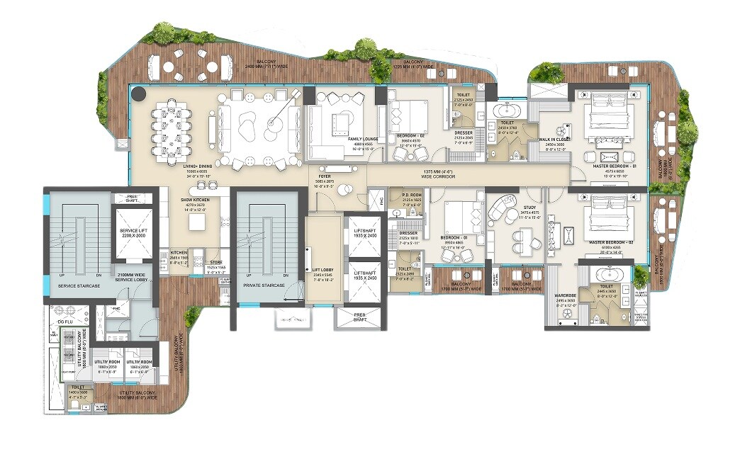 Adani Veris Floor Plans
