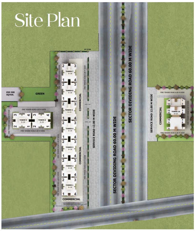 Adore Prosperity Homes Master Plan Image