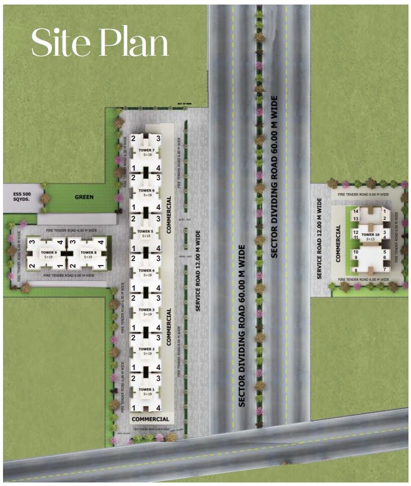Adore Prosperity Homes Master Plan 1