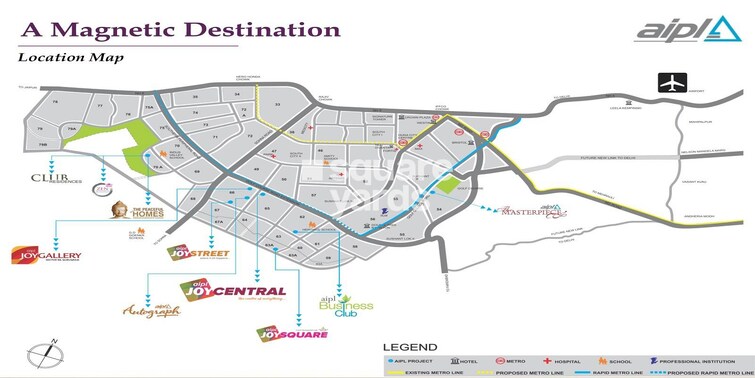 AIPL Joy Gallery Location Image