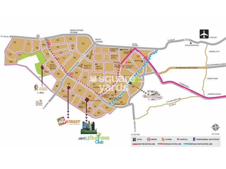 AIPL Joy Street Location Image