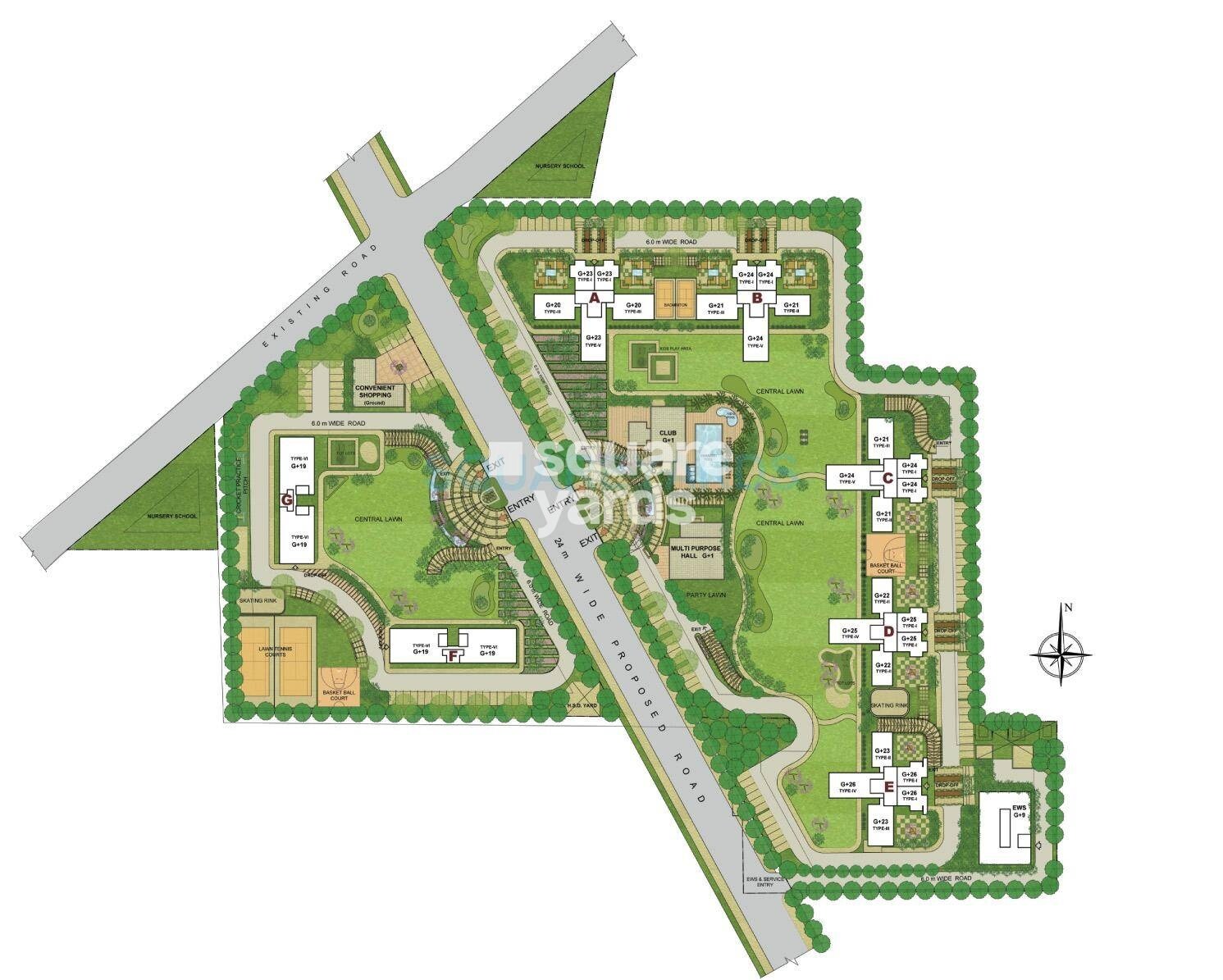 Alphacorp Gurgaon One 84 Master Plan 1