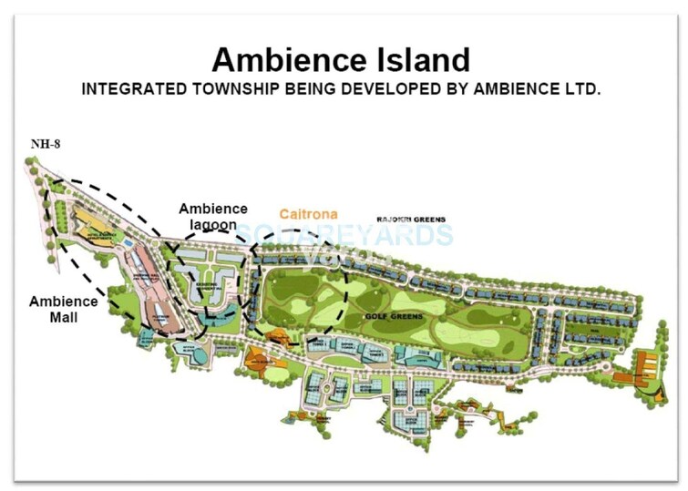 Ambience Island Lagoon Master Plan Image