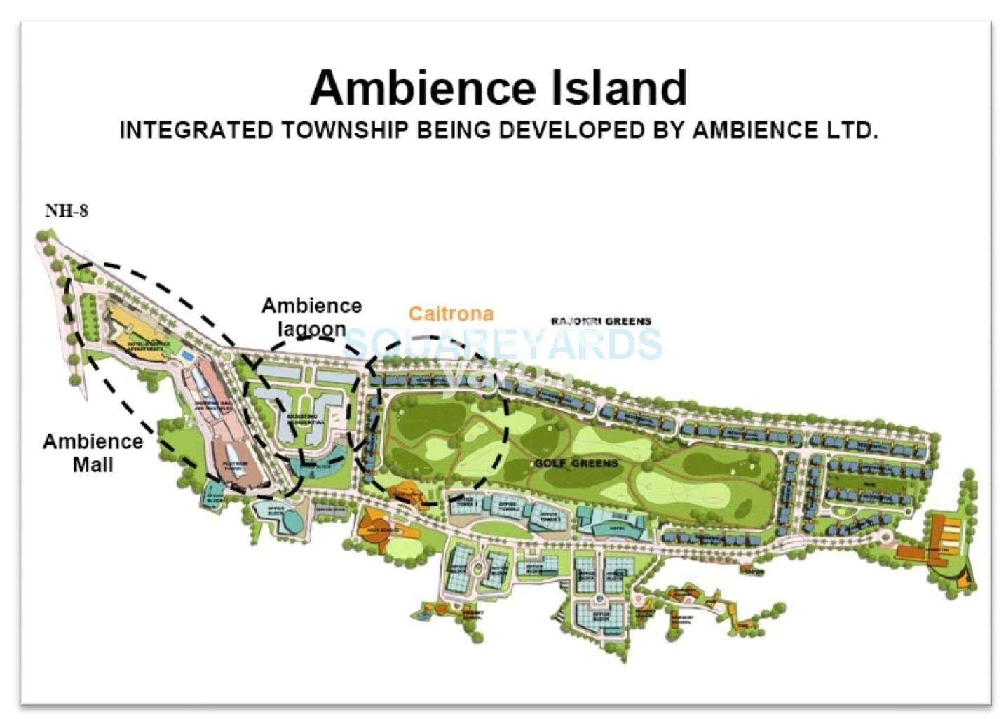 Ambience Island Master Plan Image