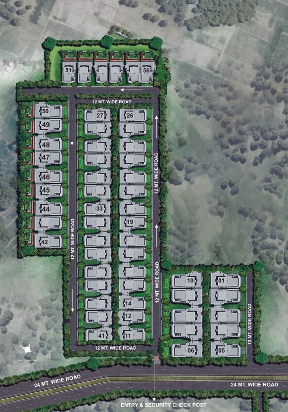 Anant Raj The Estate Floors Master Plan Image