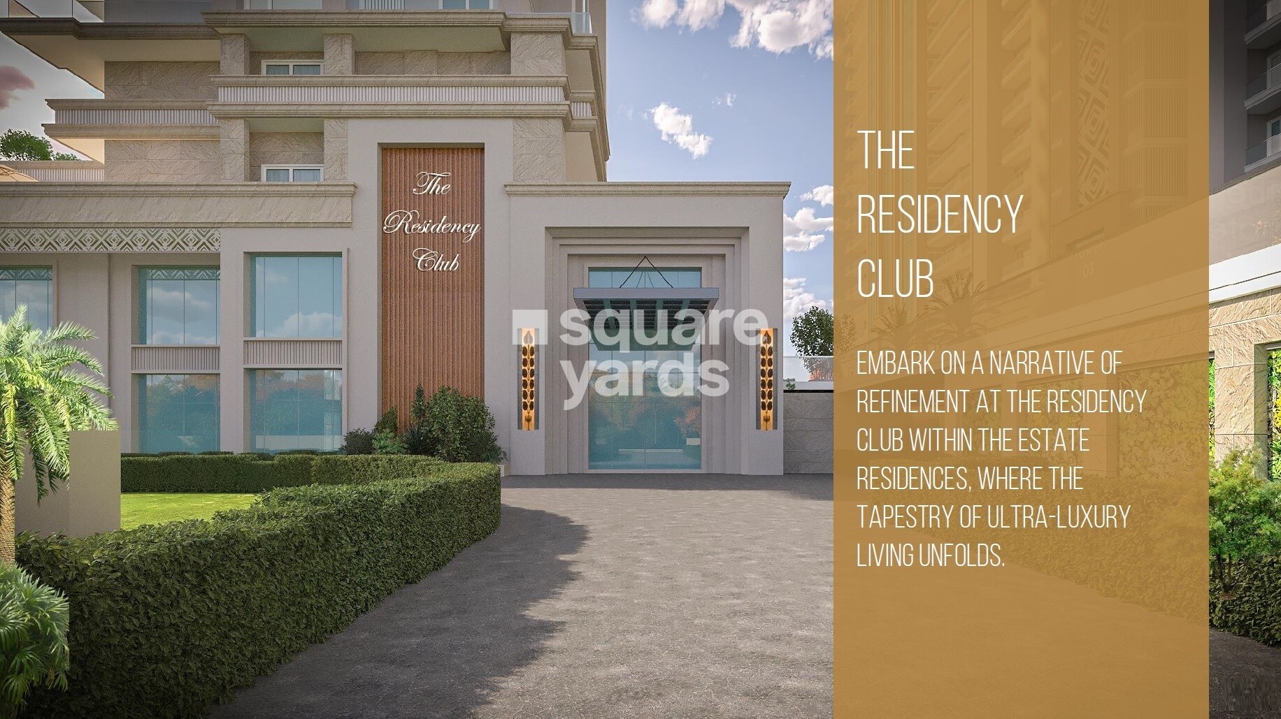 Anant Raj The Estate Residences Clubhouse External Image