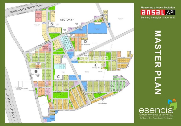 Ansal API Esencia Master Plan Image