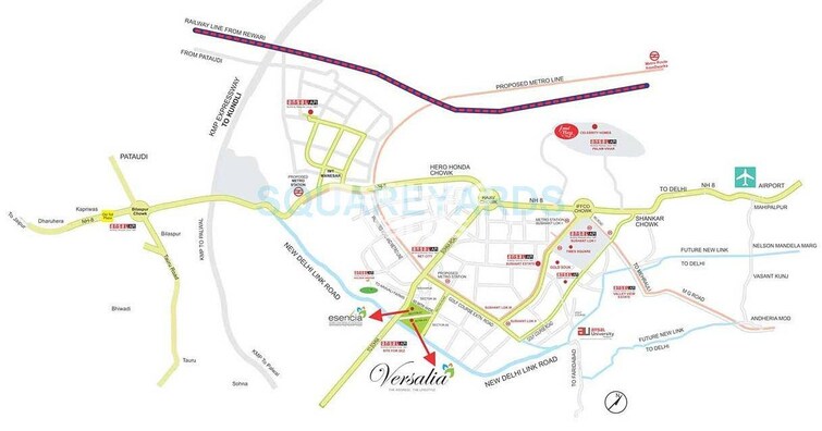 Ansal API Versalia Location Image