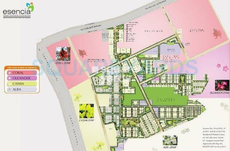 Ansal Esencia - Amara Villas Master Plan Image