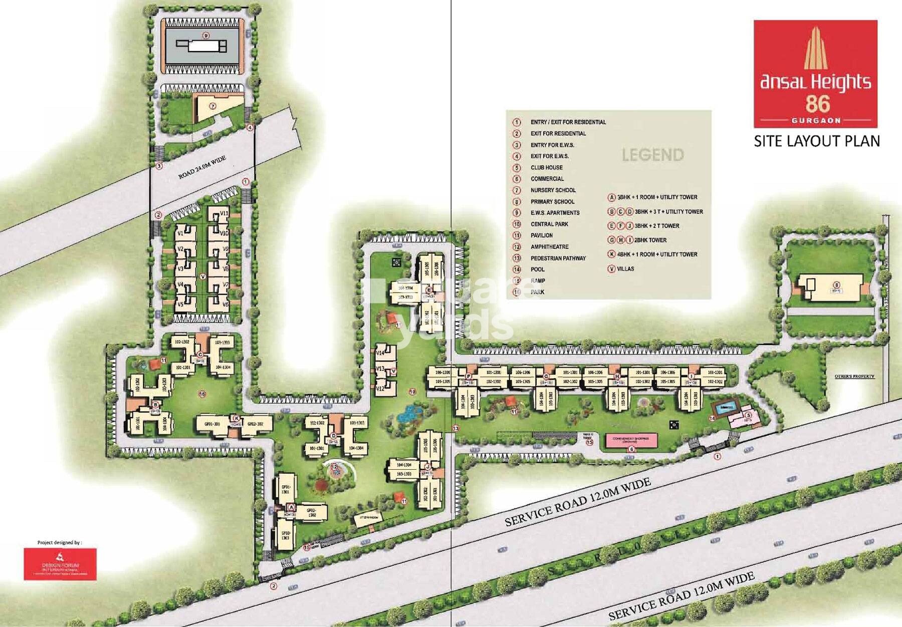 Ansal Height 86 Master Plan 1