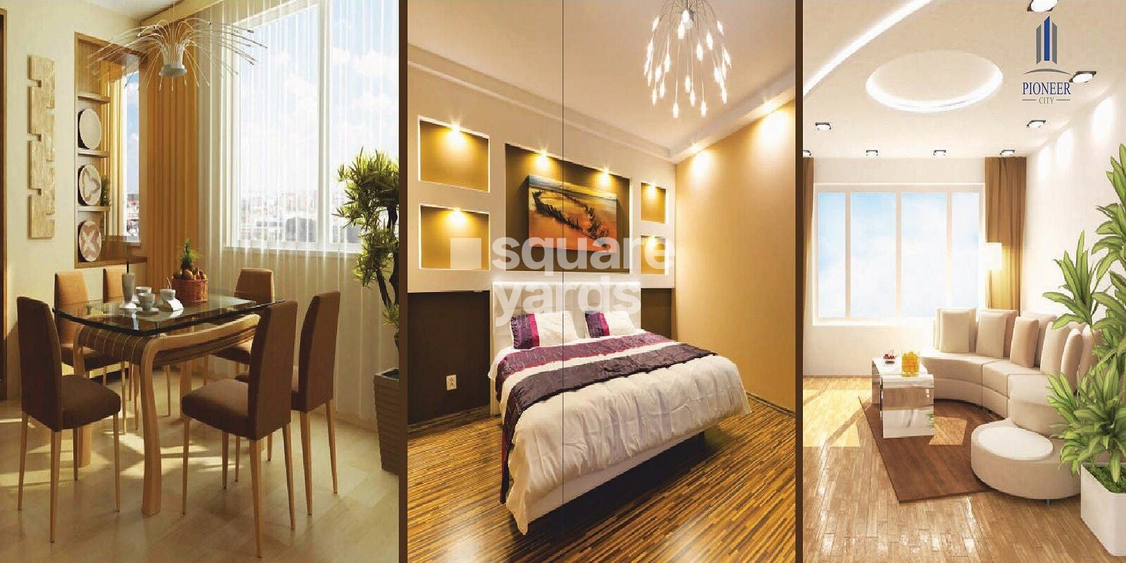 Ansal Pioneer City Apartment Interiors