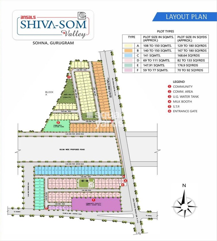Ansal Shiva Som Valley Master Plan Image