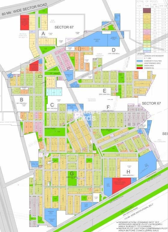 Ansal Versalia Phase A2 Master Plan Image