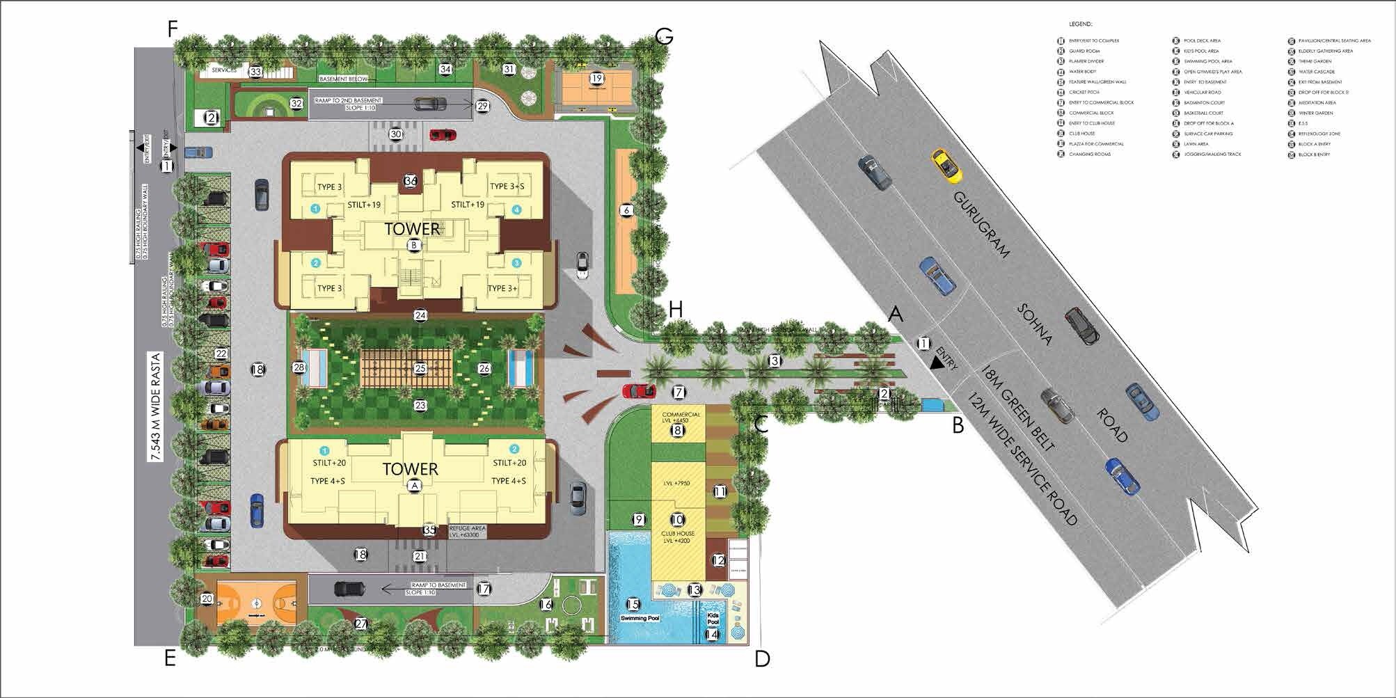 Antriksh Central Avenue Master Plan Image