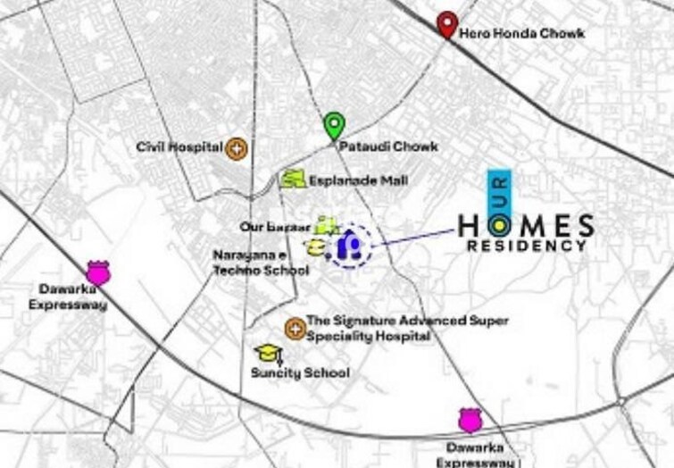 Apex Our Residency Location Image