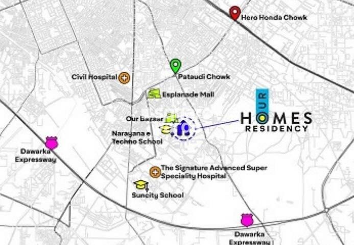 Apex Our Residency Location Image