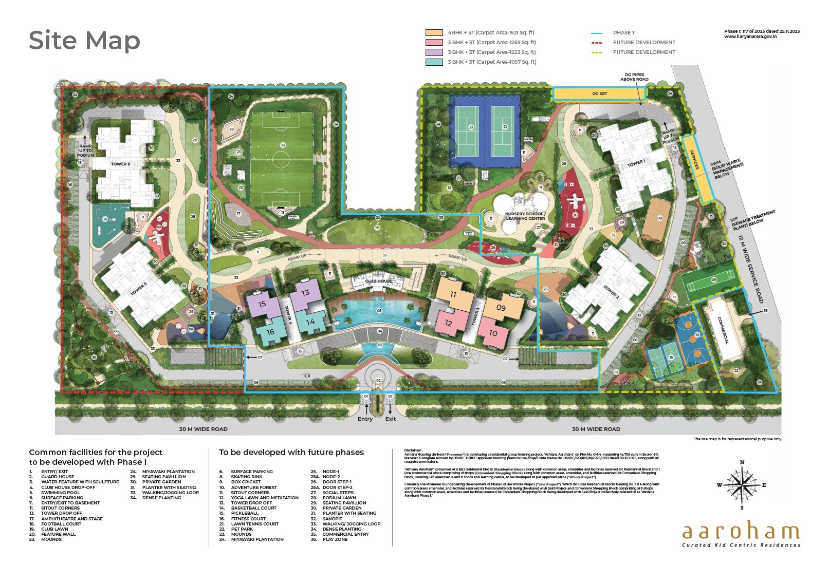Ashiana Aaroham Master Plan 1