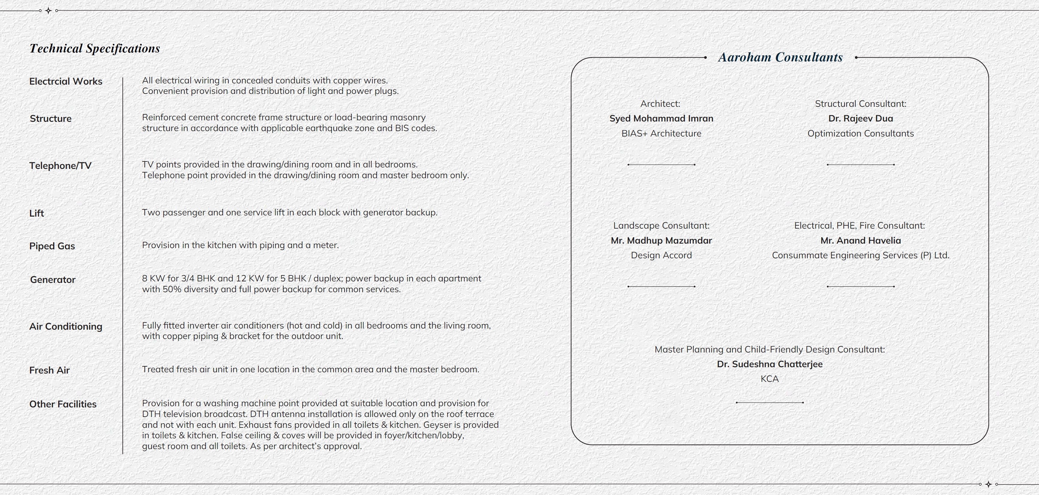 Ashiana Aaroham Specification 2
