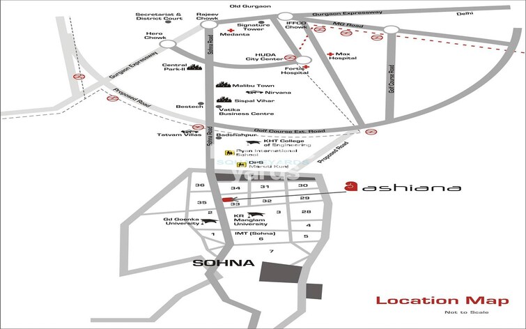 Ashiana Anmol Phase 2 Location Image
