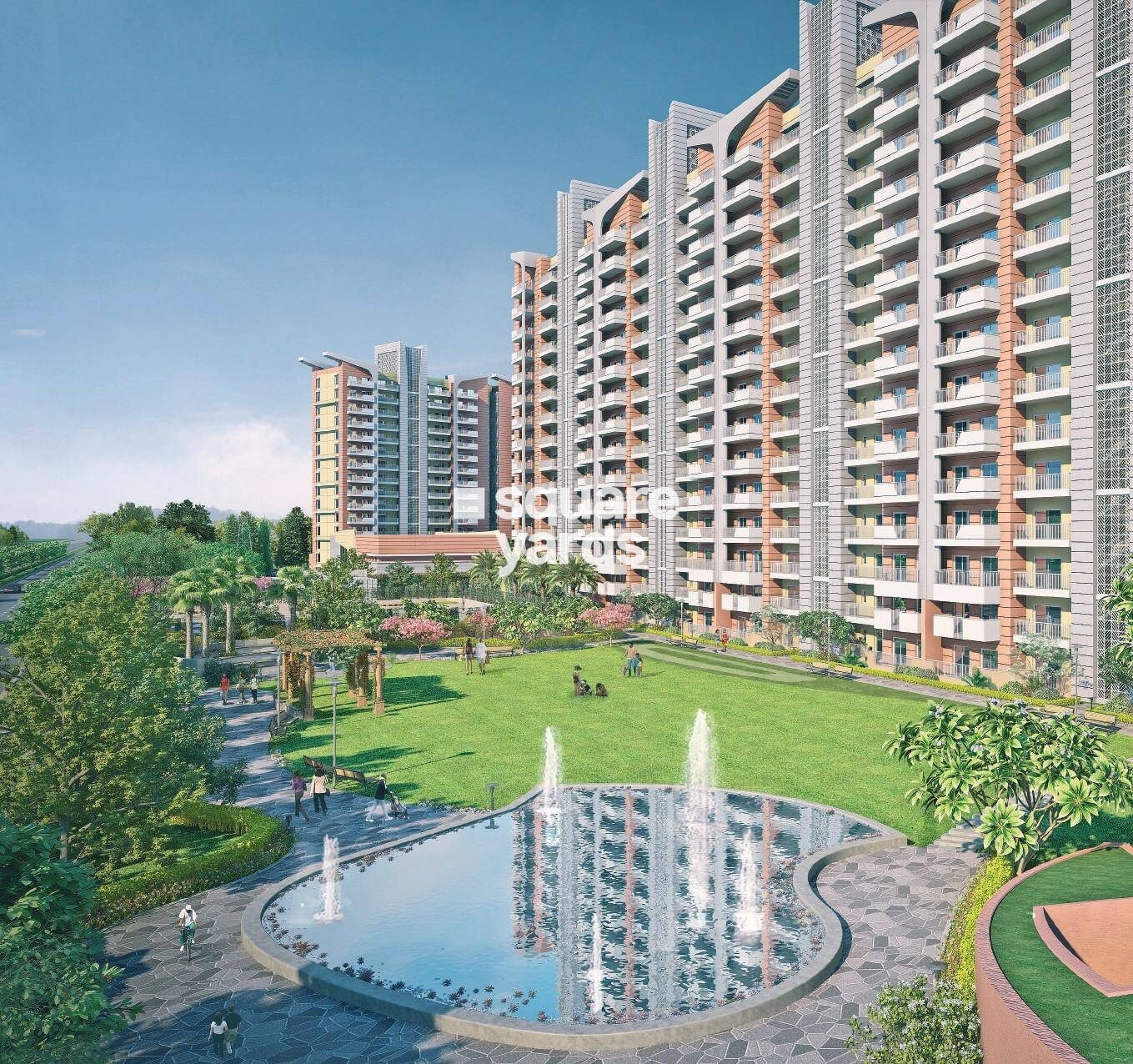 Ashiana Anmol Tower View