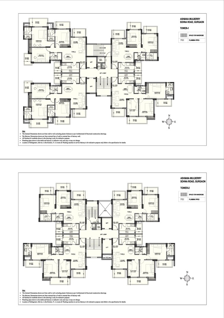 Ashiana Mulberry Floor Plans 1