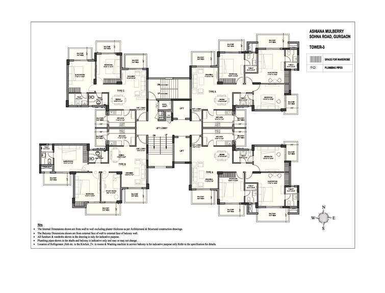 Ashiana Mulberry Floor Plans 2
