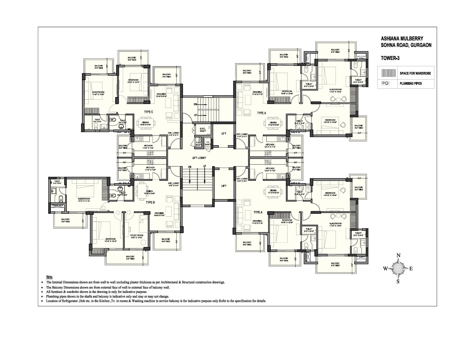 Ashiana Mulberry Floor Plans 2