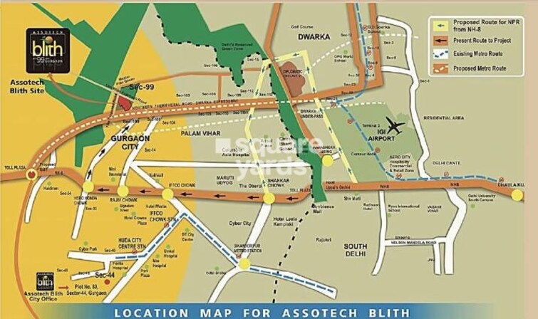 Assotech Orion Tower Location Image