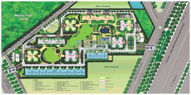 Assotech Orion Tower Master Plan Image