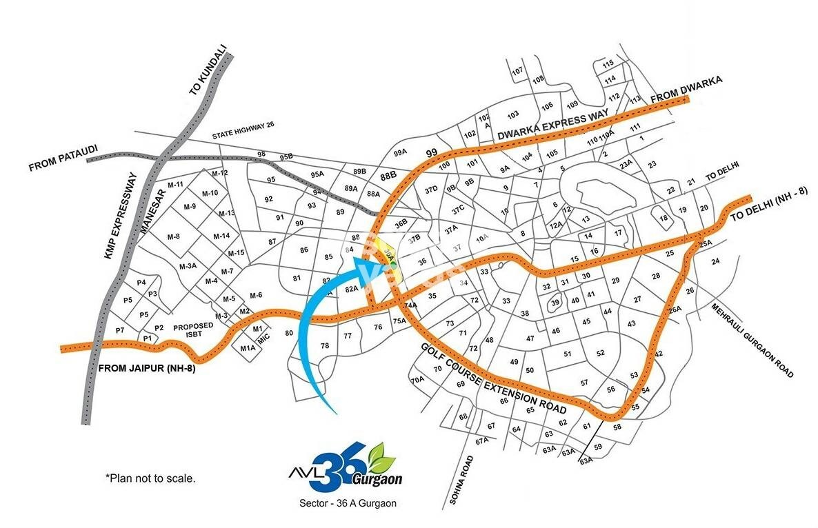 AVL 36 Gurgaon Location Image