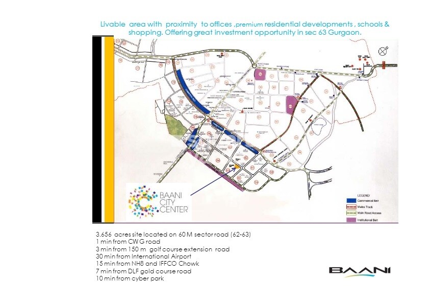 Baani City Center Location Image