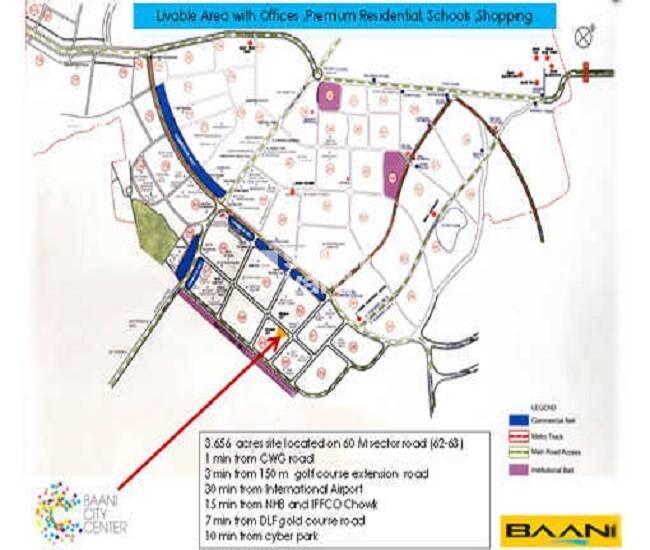 Baani Ikon Residencies Location Image