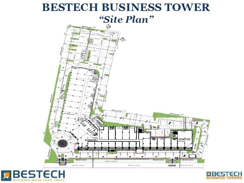 Bestech-Business-Tower_an old photo of a train on a train track
