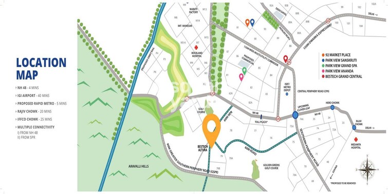 Bestech Park View Altura Location Image