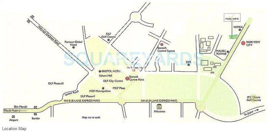 Bestech Park View City 2 Location Image