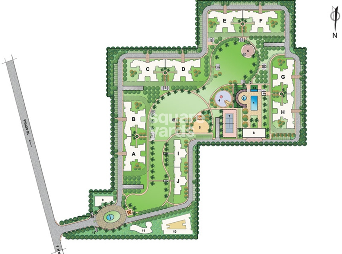 Bestech Park View City Master Plan Image